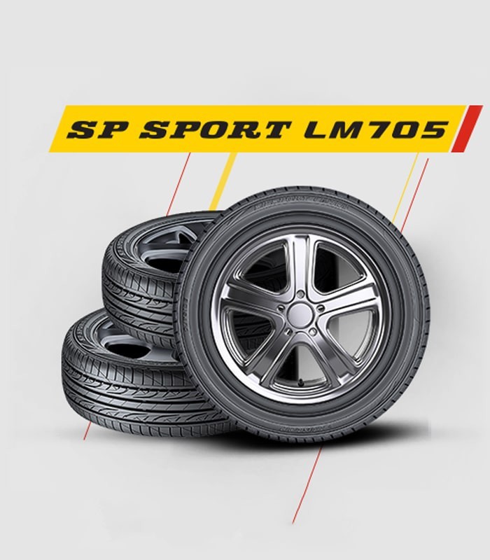 لاستیک دانلوپ مدل LM705 215/55R17