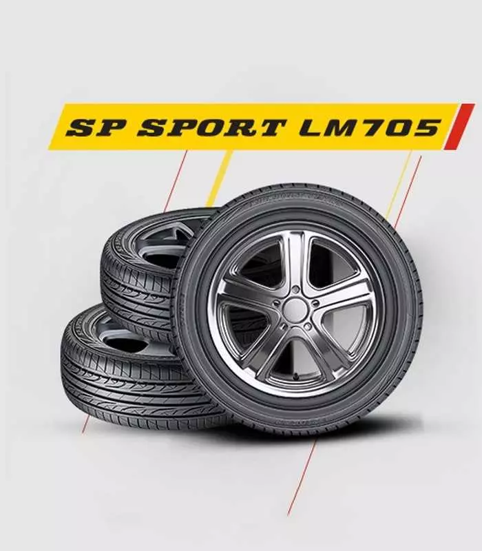 لاستیک دانلوپ مدل LM705 215/55R17
