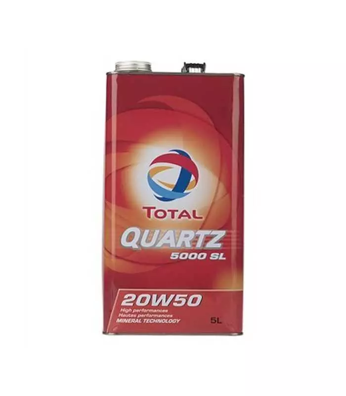 روغن موتور توتال مدل QUARTZ 5000 20W50 5L
