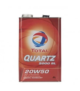 روغن موتور توتال مدل QUARTZ 5000 20W50 4L