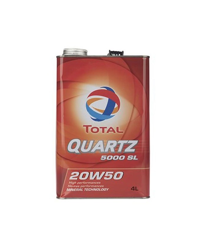 روغن موتور توتال مدل QUARTZ 5000 20W50 4L