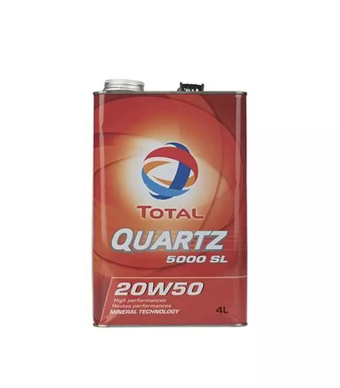 روغن موتور توتال مدل QUARTZ 5000 20W50 4L
